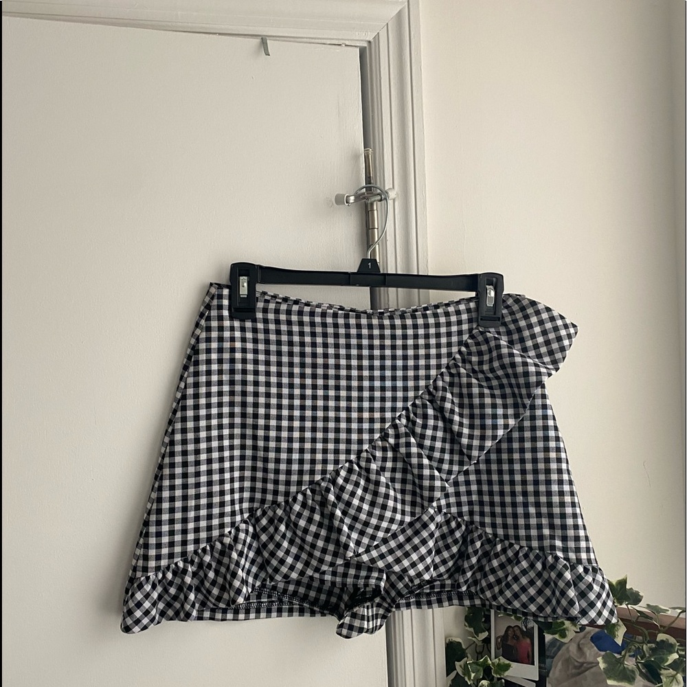 Princess polly gingham skirt